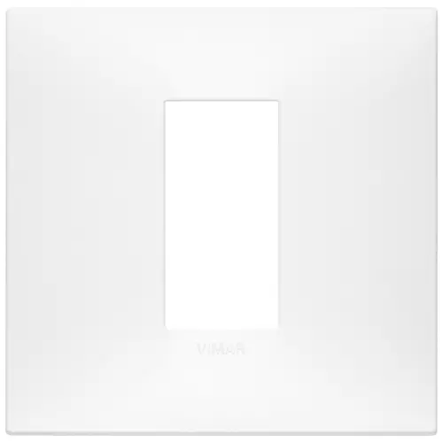 Vimar - 09661.11 - Placa 1Mcentrx2M tecno blanco mate