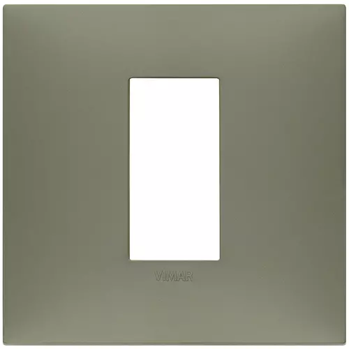 Vimar - 09661.13 - Placa 1Mcentrx2M tecno arcilla mate