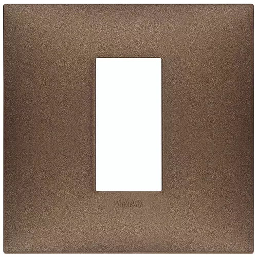 Vimar - 09661.24 - Plaque 1Mcentrx2M techn.cuivre mat