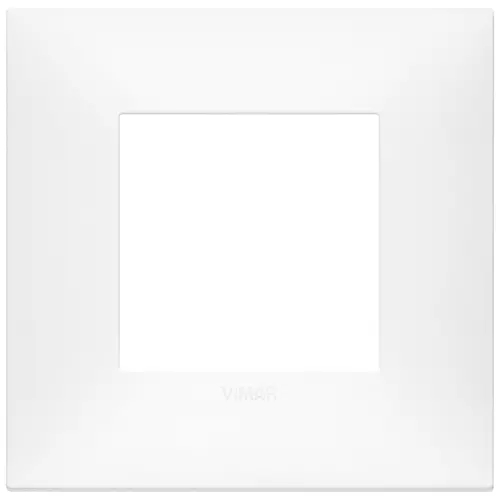 Vimar - 09662.11 - Placa 2M  tecno blanco mate