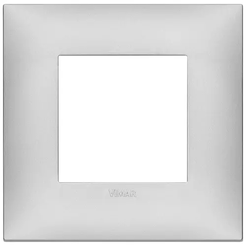 Vimar - 09662.21 - Plate 2M techn.matt silver