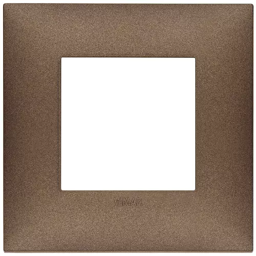 Vimar - 09662.24 - Plaque 2M techn.cuivre mat