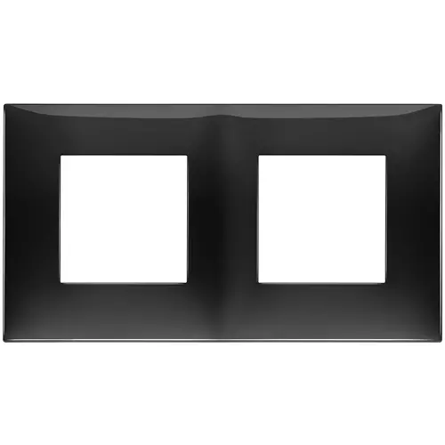 Vimar - 09664.04 - Plate 4M (2+2)x71 techn.black