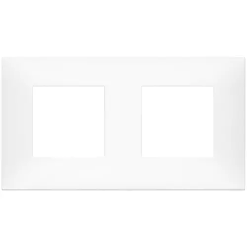 Vimar - 09664.11 - Plaque 4M(2+2) x71 techn.blanc mat