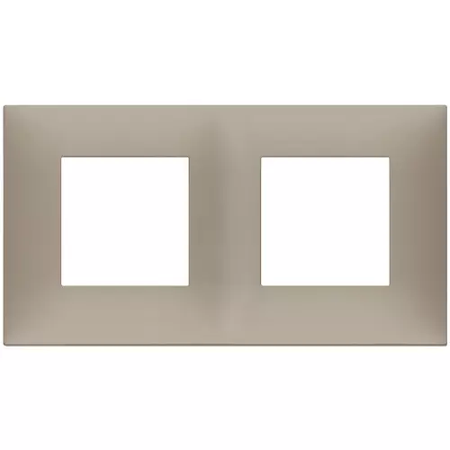 Vimar - 09664.12 - Plaque 4M(2+2) x71 techn.tourterelle mat