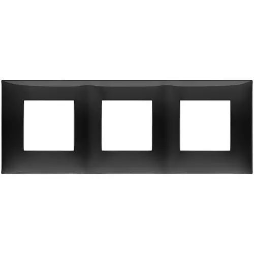 Vimar - 09666.04 - Plate 6M (2+2+2)x71 techn.black