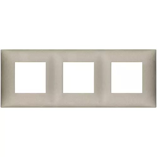 Vimar - 09666.23 - Plaque 6M(2+2+2) x71 techn.titane mat