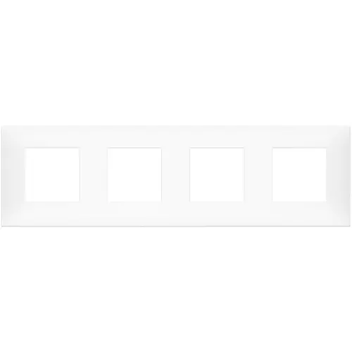 Vimar - 09668.11 - Plaque 8M(2+2+2+2) x71 techn.blanc mat