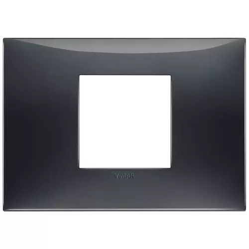 Vimar - 09672.03 - Plate 2centrM techn. slate grey