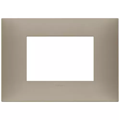 Vimar - 09673.12 - Plaque 3M techn.tourterelle mat