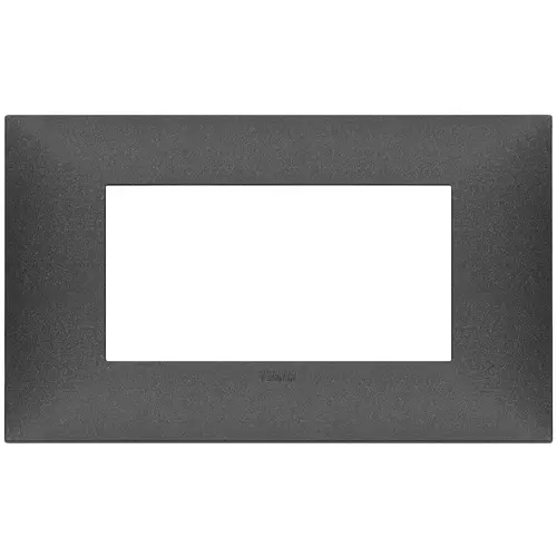 Vimar - 09674.14 - Plaque 4M techn.carbon matt