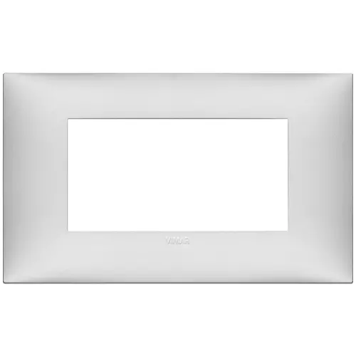 Vimar - 09674.21 - Plaque 4M techn.argent mat