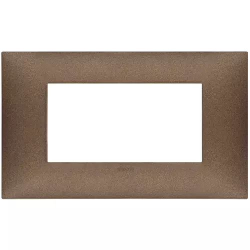 Vimar - 09674.24 - Plaque 4M techn.cuivre mat