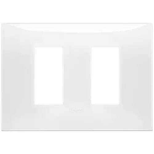 Vimar - 09679.01 - Placa 2M laterales  tecno blanco