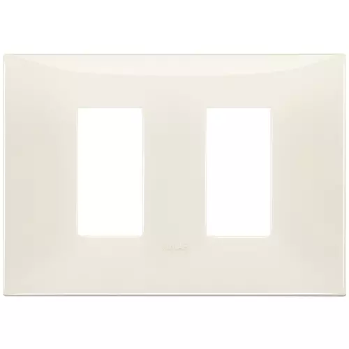 Vimar - 09679.02 - Plate 2 sideM techn.ivory