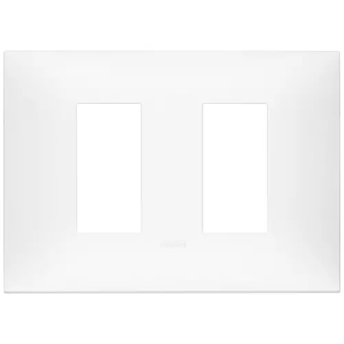 Vimar - 09679.11 - Plate 2 sideM techn.matt white