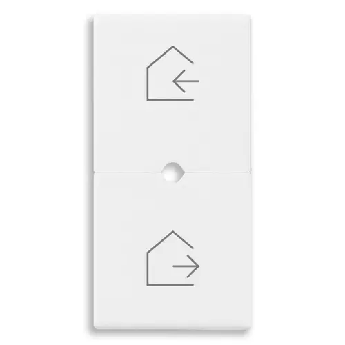 Vimar - 09755.6 - 2 demi-buttons 1M symb.scénario blanco