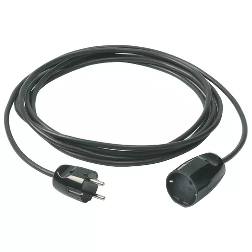 Cavo Prolunga Vimar 3G1, 3 Metri – Spina Grande 2P+T E Presa SICURY, Nero, Qualità Professionale