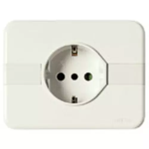 Vimar - 10714 - 2P+E 16A P30 outlet for ø60mm box