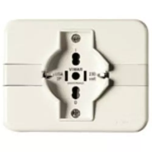 Vimar - 10719 - 2P+E 16A universal outlet for ø60mm box