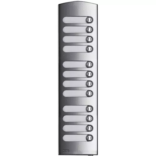 Vimar - 1272 - 3M add. steel cover plate w/12 buttons