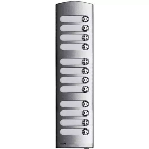 Vimar - 1272 - Plaque suppl. 3M avec 12 touches acier