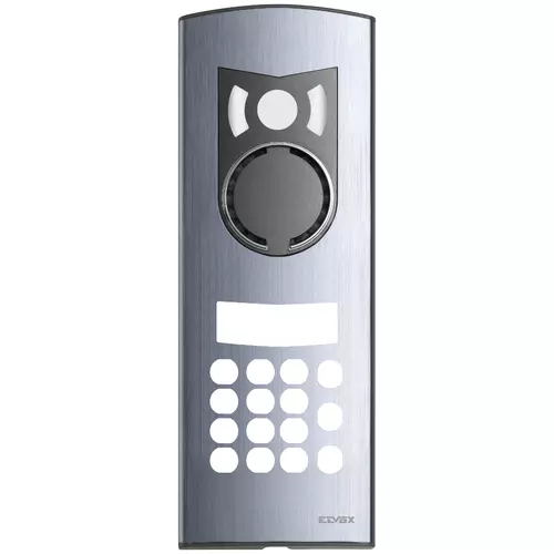 Vimar - 132D - 2M a/v aluminium keypad cover plate