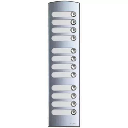 Vimar - 1372 - Placa adic. 3M con 12 teclas aluminio