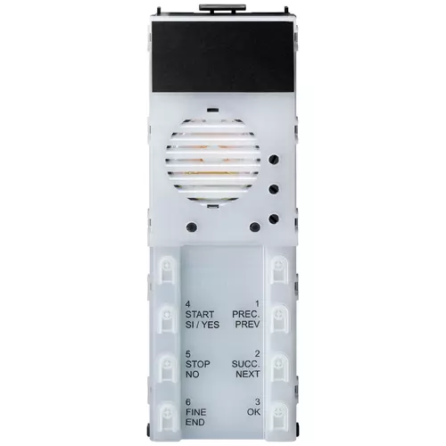 Vimar - 13F3.B - Audio unit 2F+ 8-button white LED