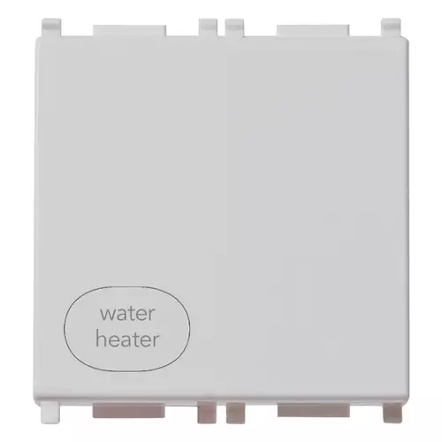 Vimar - 14016.2.WH.SL - Schalter 2P 20AX WATER/HEATER 2M Silver
