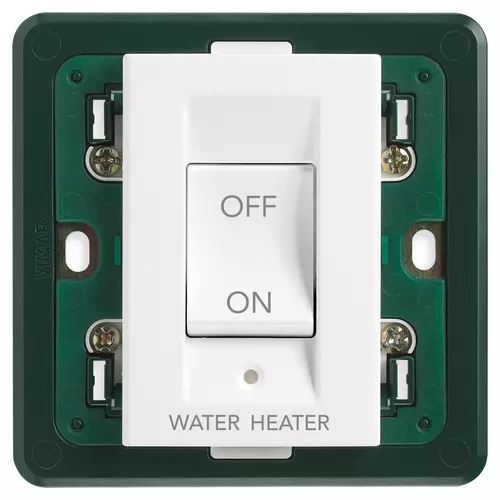 Vimar - 14017.WH - 2P 32A 1-way switch WATER/HEATER white
