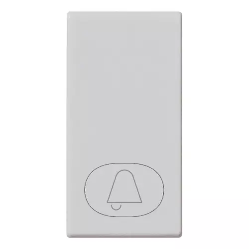 Vimar - 14021.C.SL - Button 1M bell symbol Silver