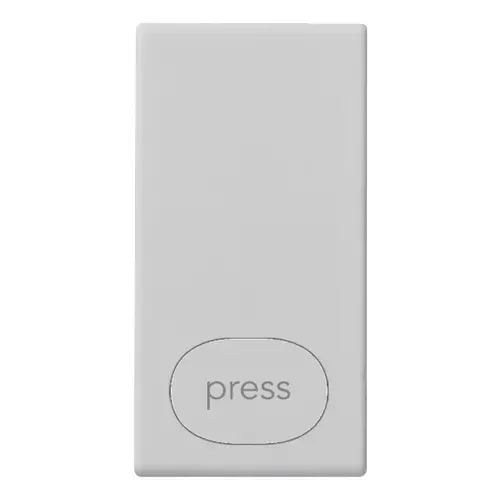Vimar - 14021.PS.SL - Button 1M PRESS Silver