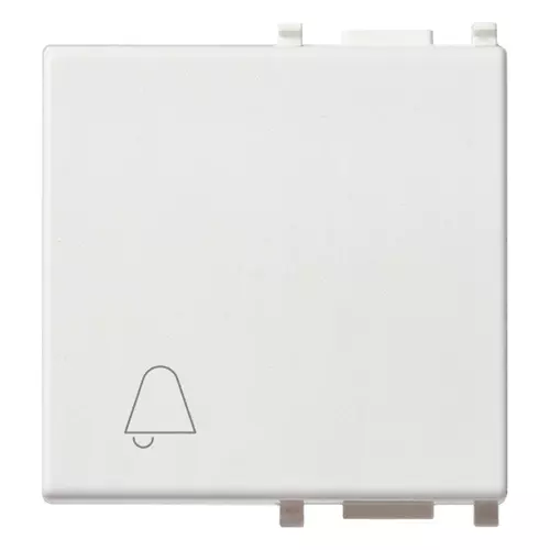 Vimar - 14022.C - Touche 2M symbole sonnerie blanc