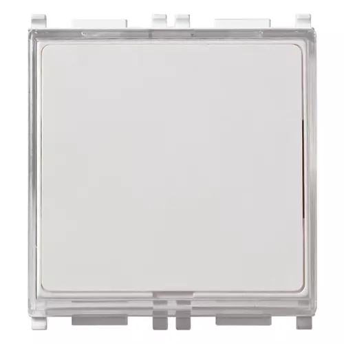 Vimar - 14050 - Poussoir porte-étiq.1P NO 10A 250V blanc