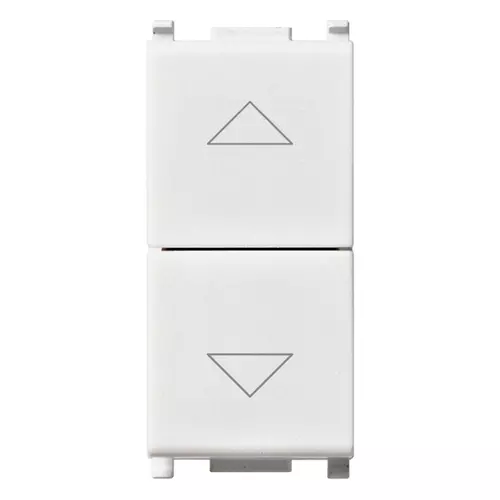 Vimar - 14060 - Commutateur deux boutons 2P 10AX blanc