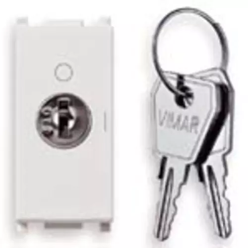 Vimar - 14083.S - Interruttore 2P 16AX +chiave OFF bianco