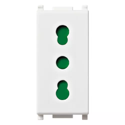 Vimar - 14203 - 2P+E 16A P17/11 outlet white