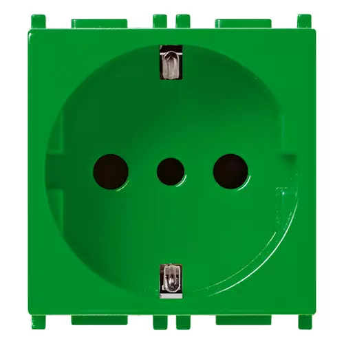 Vimar - 14209.V - 2P+E 16A P30 outlet green