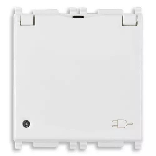 Vimar - 14210.C.AB - Antibact.2P+E 16A universal+cover outlet