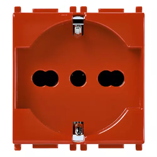 Vimar - 14210.R - 2P+E 16A universal outlet red