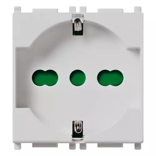 Vimar - 14210.SL - 2P+E 16A universal outlet Silver