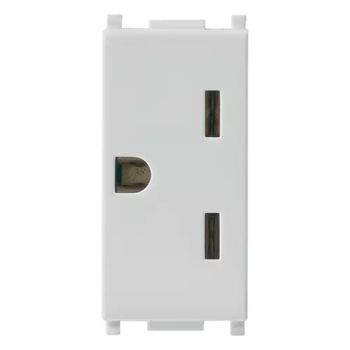 Vimar - 14247.SL - 2P+E 15A American outlet Silver