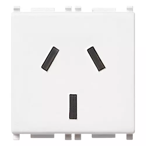 Vimar - 14253 - 2P+E 20A Argentinian SICURY outlet white