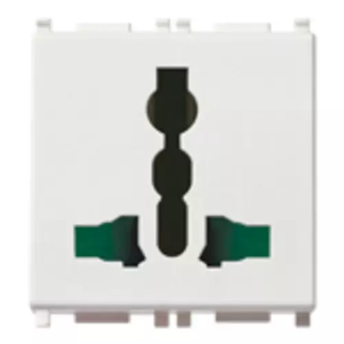 Vimar - 14257 - 2P+E13ASICURY multistandard outlet white