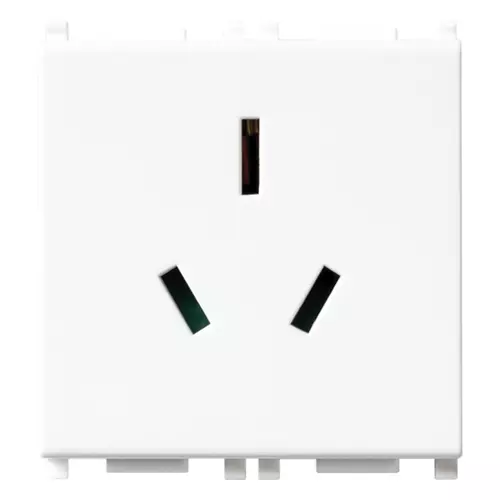 Vimar - 14261 - 2P+E 10A Australian SICURY outlet white