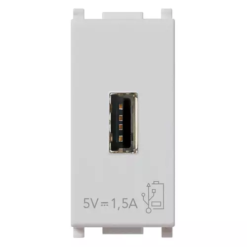 Vimar - 14292.SL - USB supply unit 5V 1,5A 1M Silver