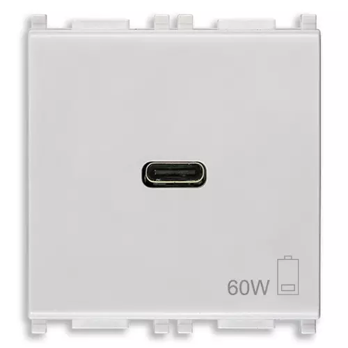 Vimar - 14298.60.SL - C-USB-Netzgerät 60W PD Silver