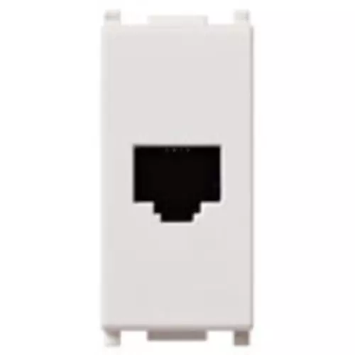 Vimar - 14321 - RJ12 phone jack 6/6 white