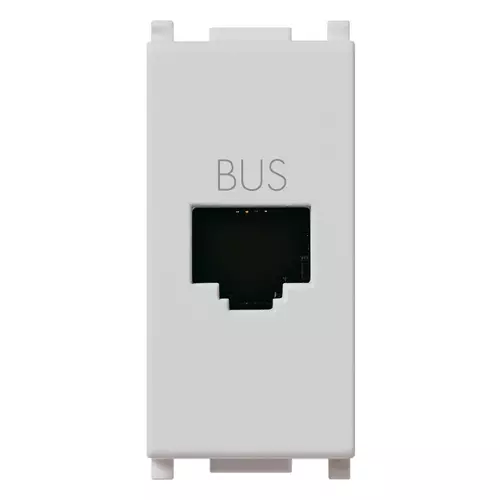 Vimar - 14329.SL - BUS RJ11phone jack Silver